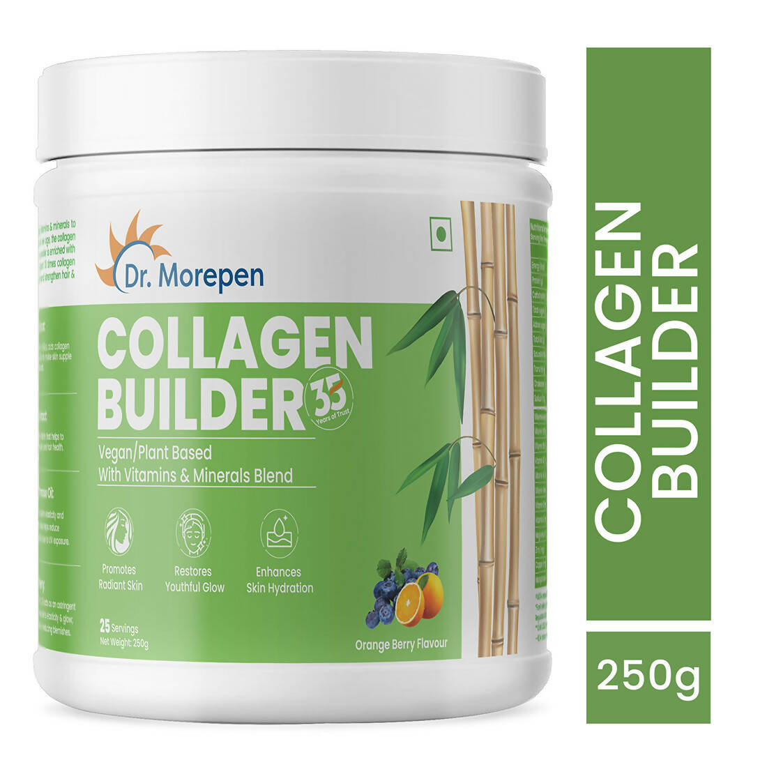 Dr. Morepen Natural Collagen Builder - Orange Berry Flavour