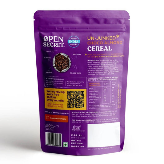 Buy Open Secret Choco Almond Cereal from DrMediCart, Ship from India to USA