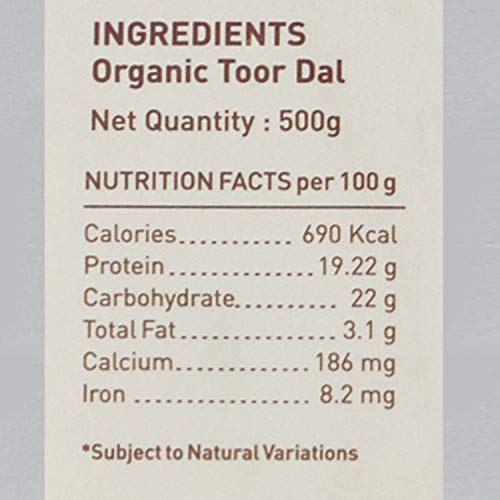 Buy Pure & Sure Organic Toor Dal from DrMediCart, Ship from India to USA