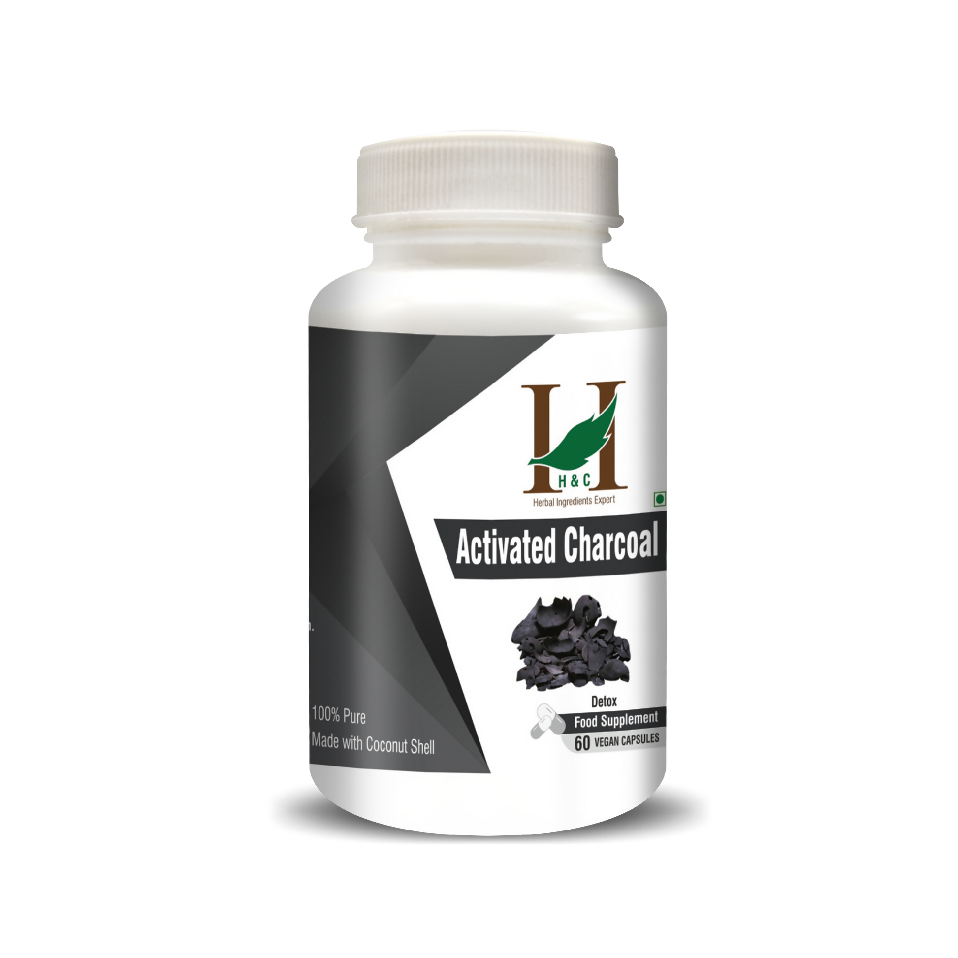 H&C Herbal Activated Charcoal Capsules