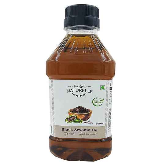 Buy Farm Naturelle Organic Virgin Cold Pressed Black Sesame Seed Oil from DrMediCart, Ship from India to USA