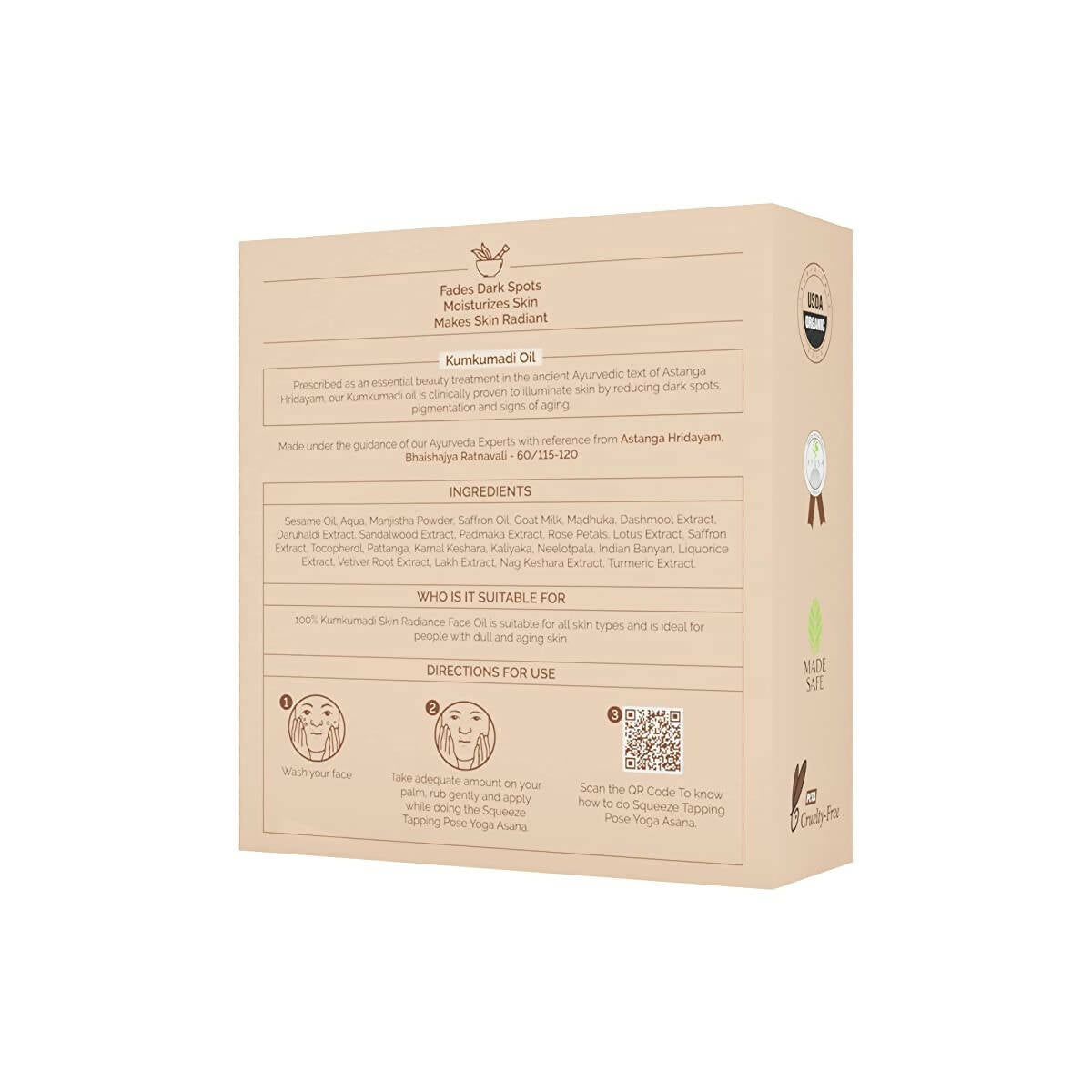 Ayuga 100% Kumkumadi Skin Radiance Face Oil - DrMediCart