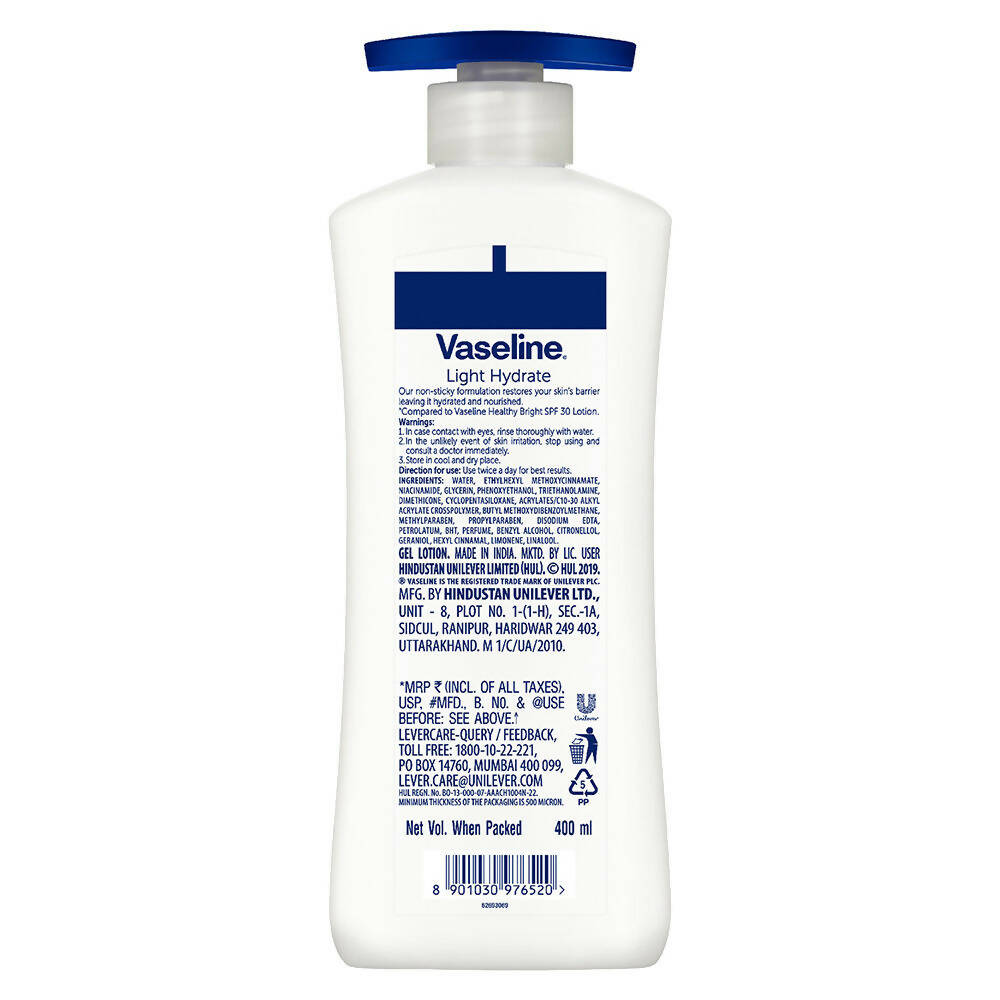 Vaseline Light Hydrate Serum In Lotion - Drmedicart
