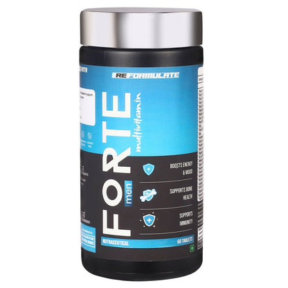 Reformulate Forte Men Multivitamin I Boosts Energy & Mood I Supports Immunity Tablets