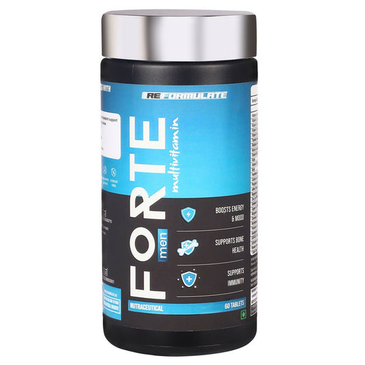 Reformulate Forte Men Multivitamin I Boosts Energy & Mood I Supports Immunity Tablets