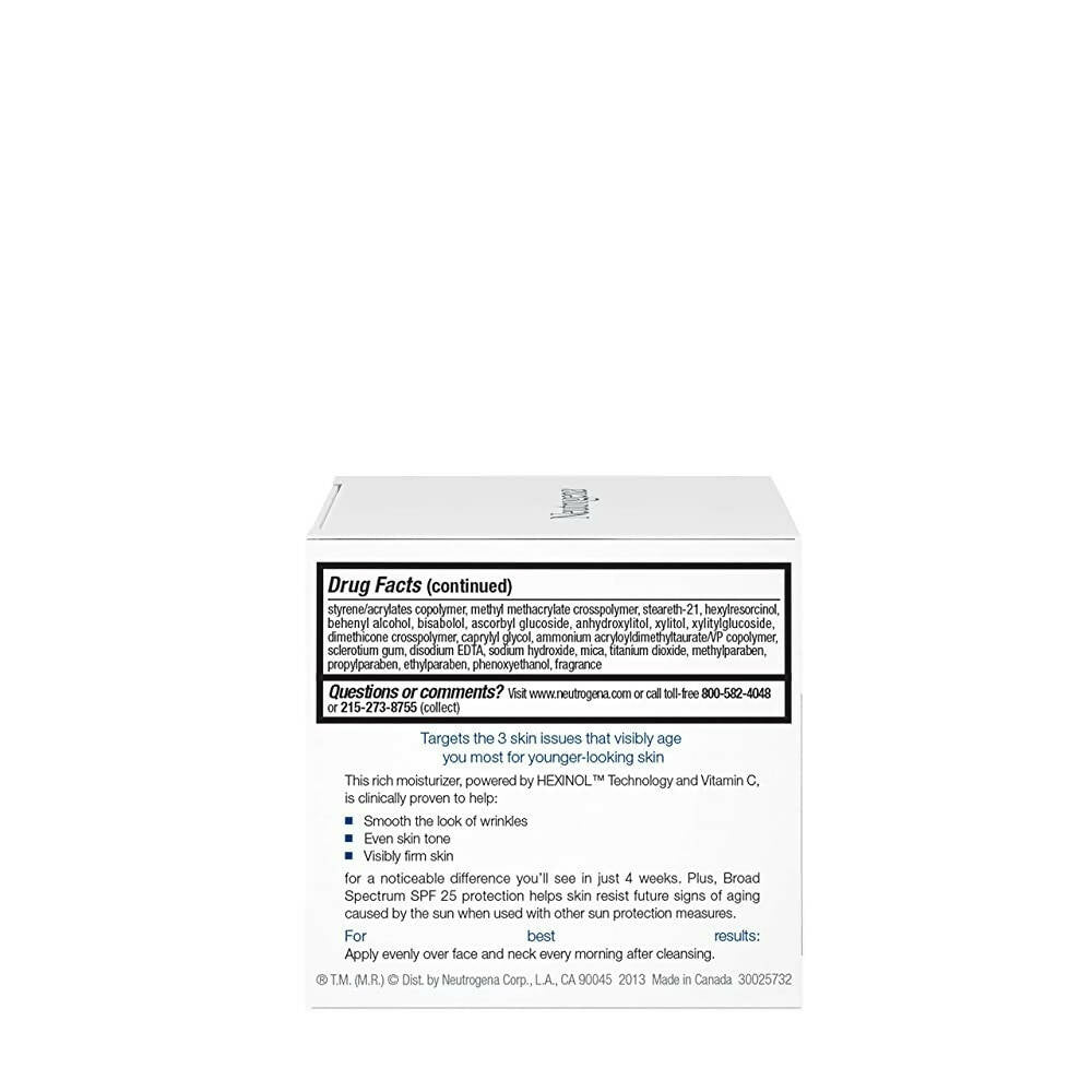 Neutrogena Triple Age Repair Anti Wrinkle Daily Facial Moisturizer With Spf 25