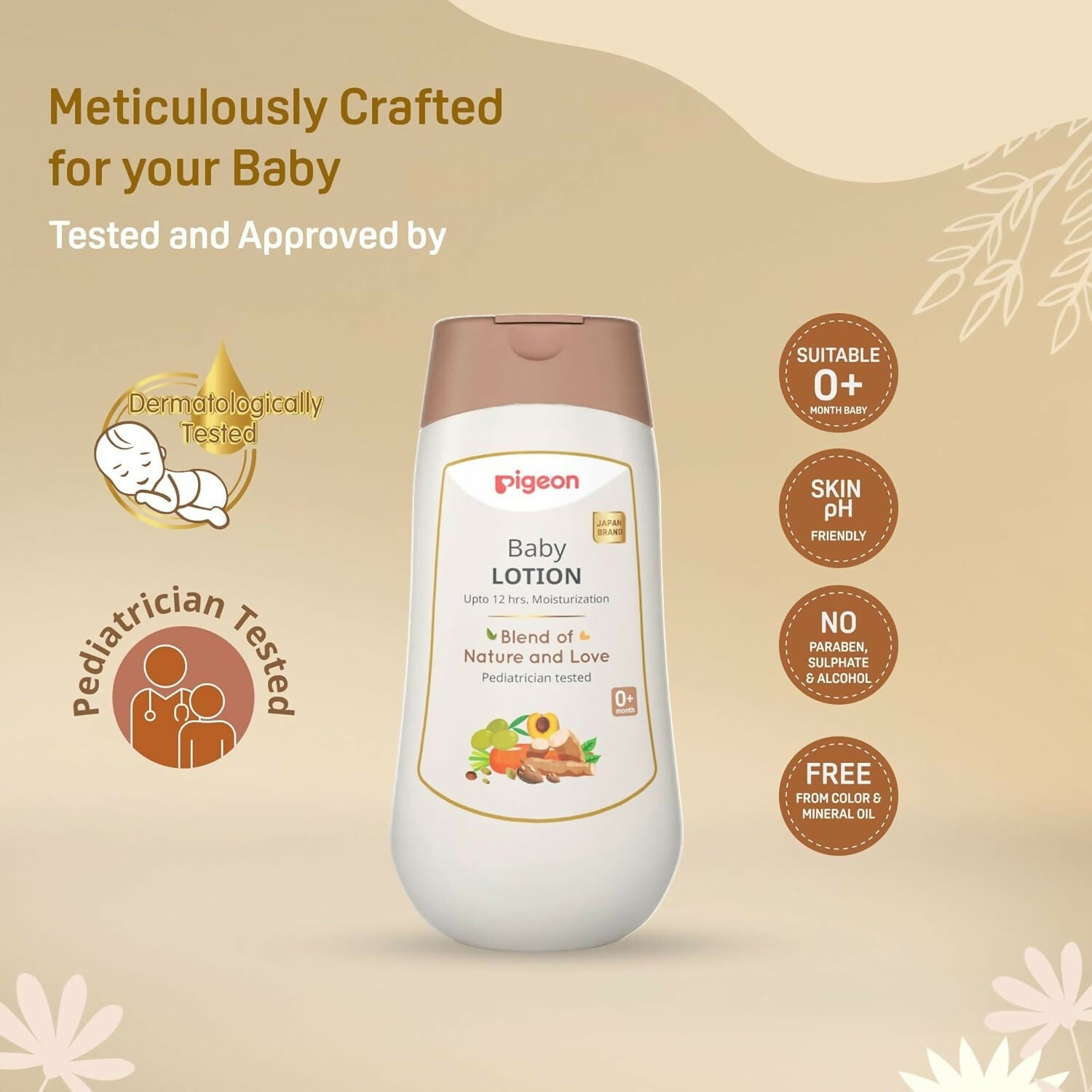 Pigeon Baby Lotion - Upto 12 hrs Moisturization