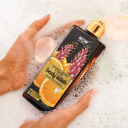Wow Skin Science Valencia Orange & Ginger Foaming Body Wash - Drmedicart