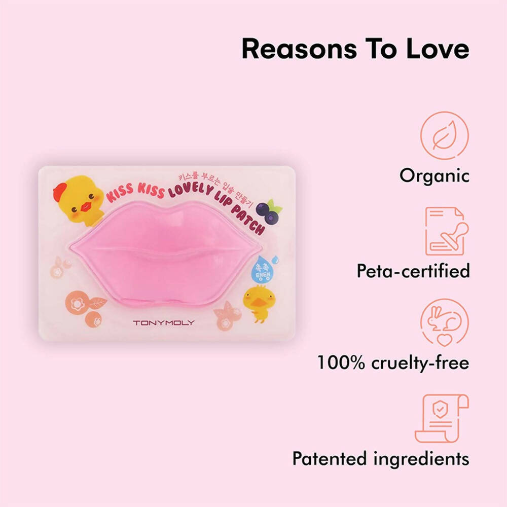 Tonymoly Hydrating Kiss Kiss Lovely Lip Patch - Drmedicart