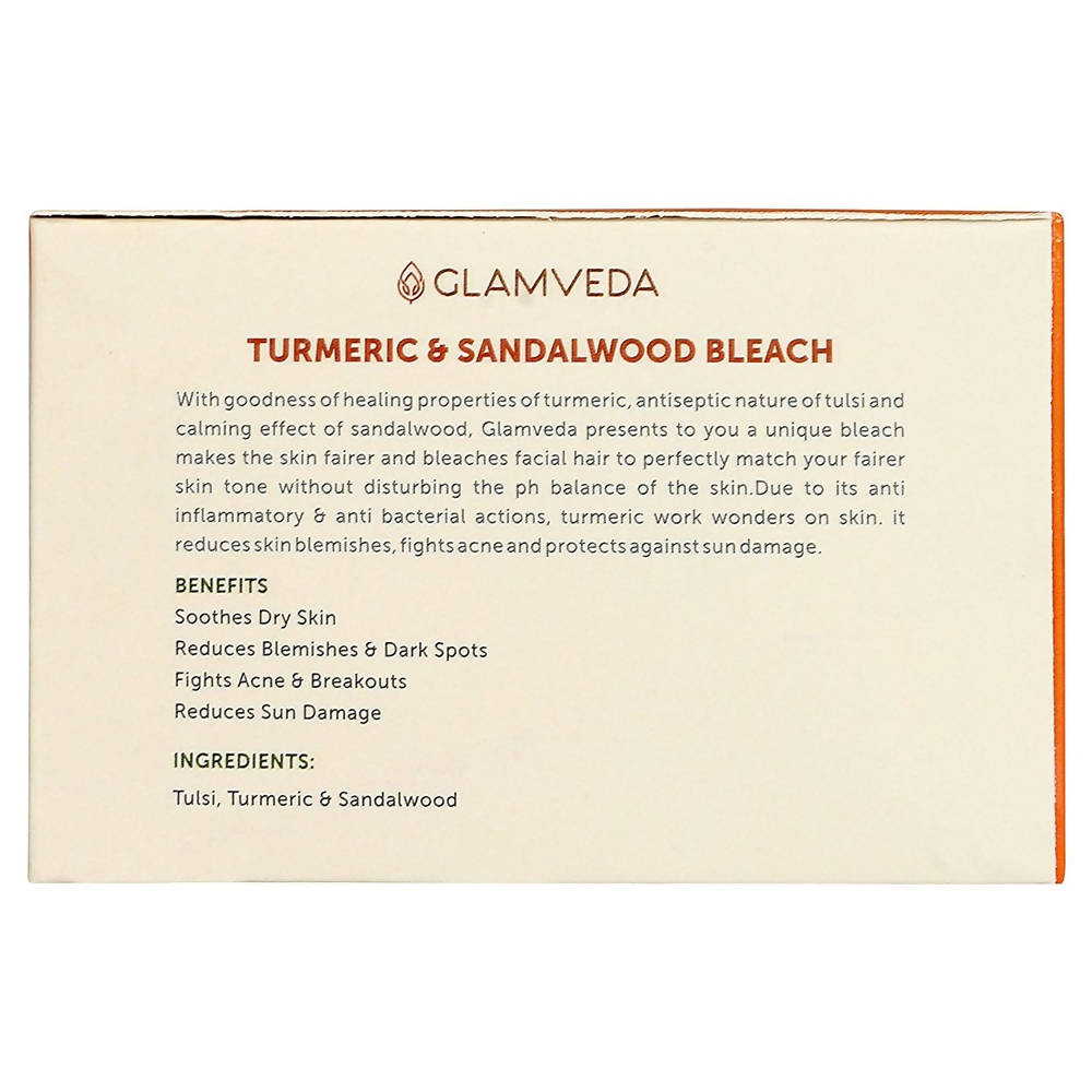 Glamveda Turmeric & Sandalwood Face & Body Bleach Creme
