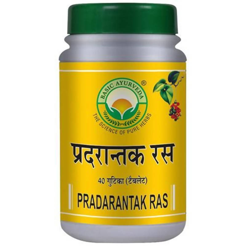 Buy Basic Ayurveda Pradarantak Ras Tablet from DrMediCart, Ship from India to USA
