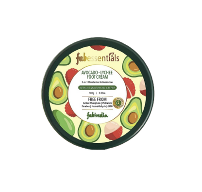 Fabessentials Avacado Lychee Foot Cream