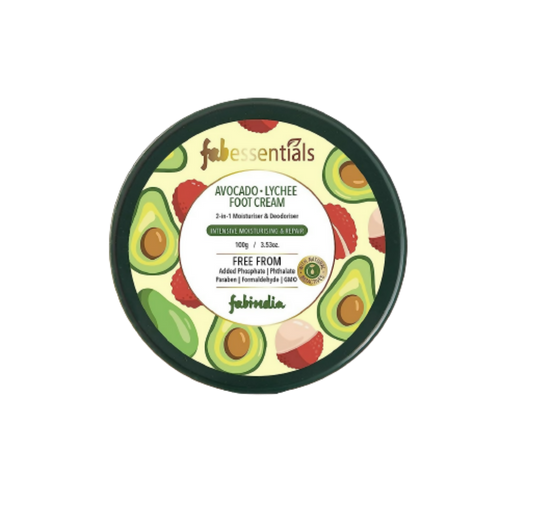 Fabessentials Avacado Lychee Foot Cream