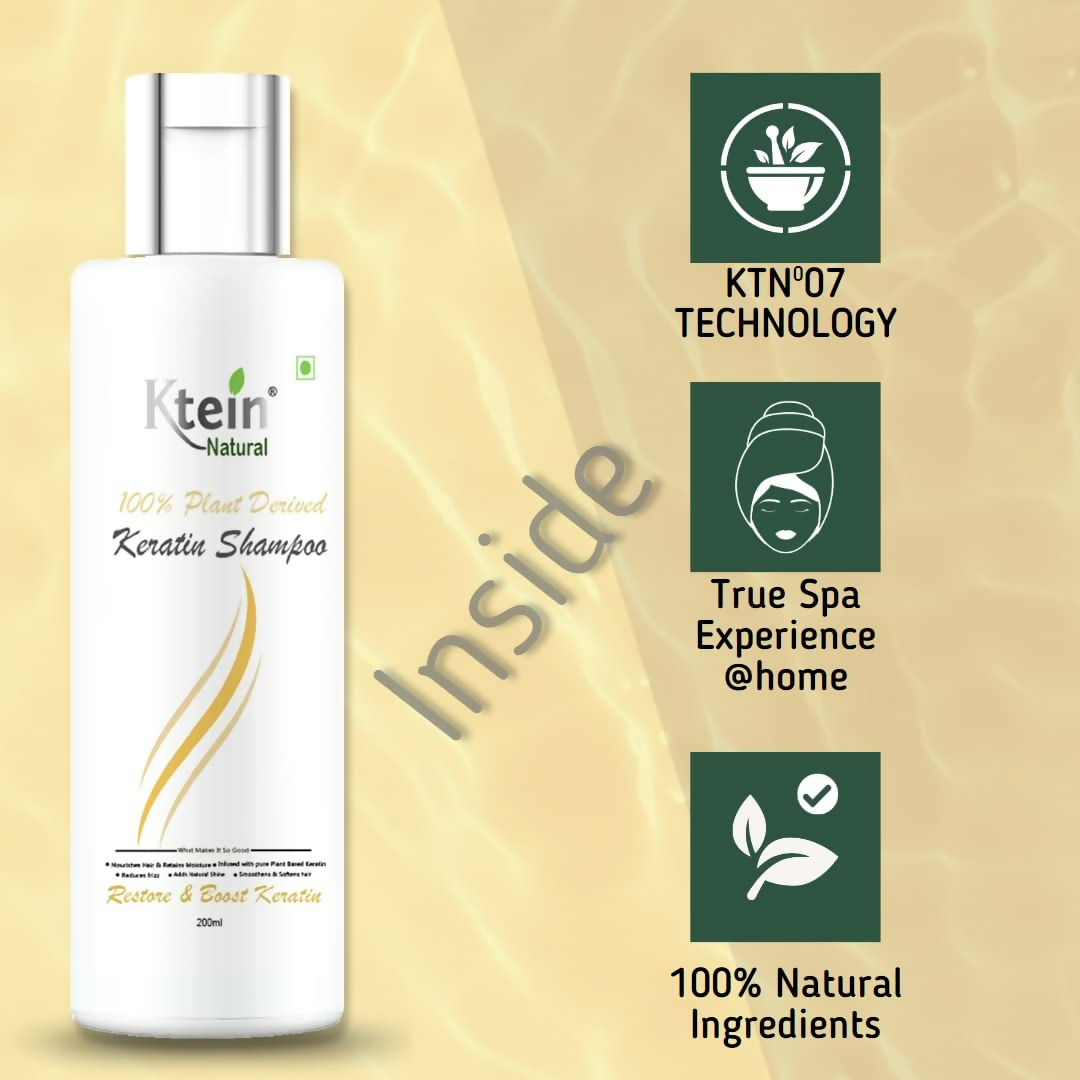 Ktein Natural 100% Plant Derived Keratin Shampoo