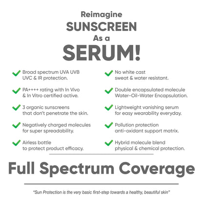 Cos-IQ Daily Use Sunscreen Serum SPF 30 PA++++