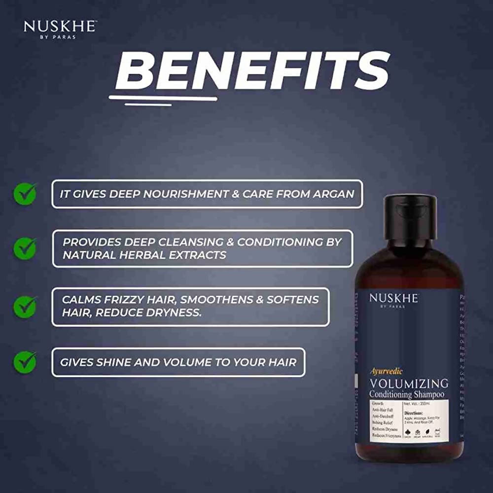 Nuskhe By Paras Ayurvedic Volumizing Conditioning Shampoo
