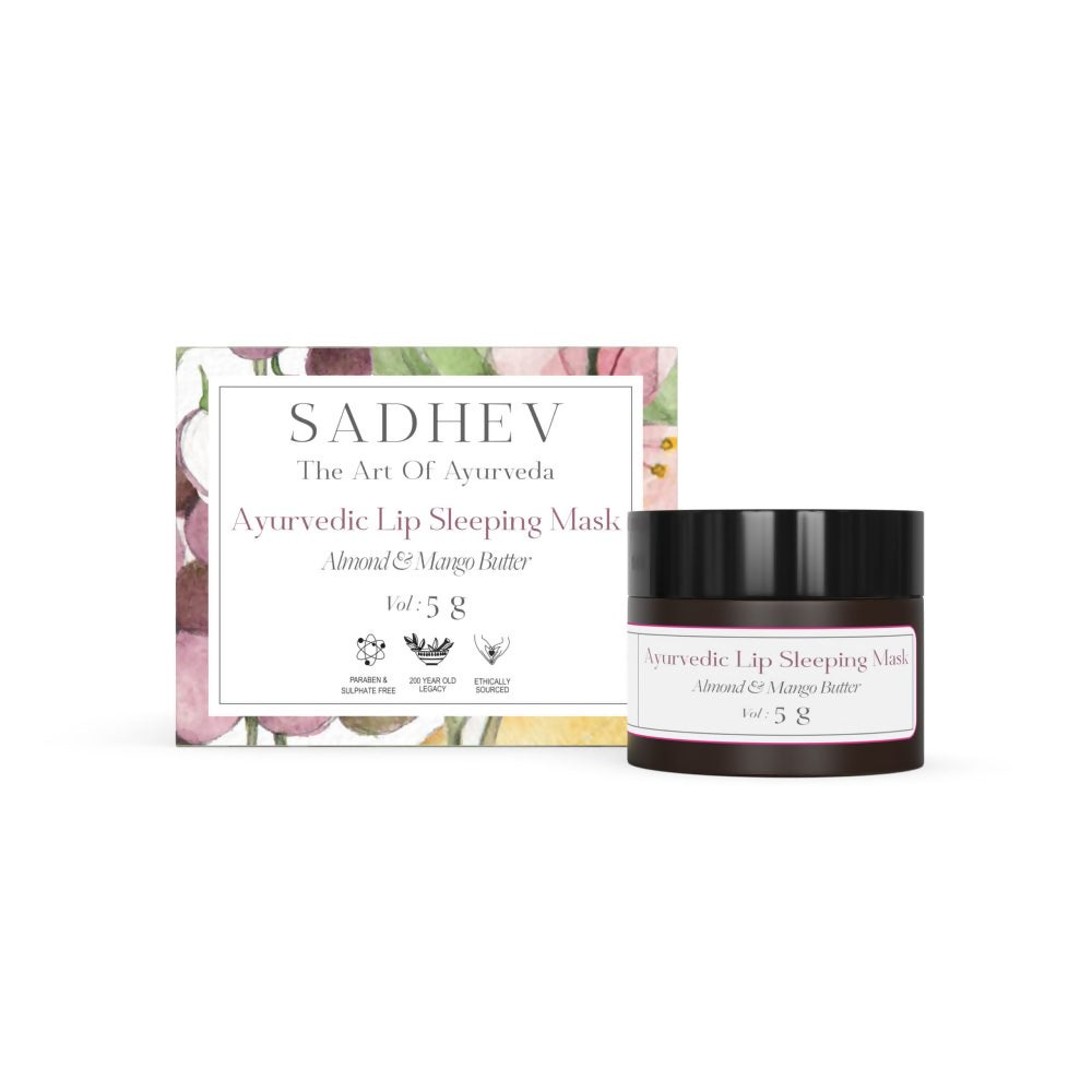 Buy Sadhev Ayurvedic Lip Sleeping Mask With Almond & Mango Butter from DrMediCart, Ship from India to USA