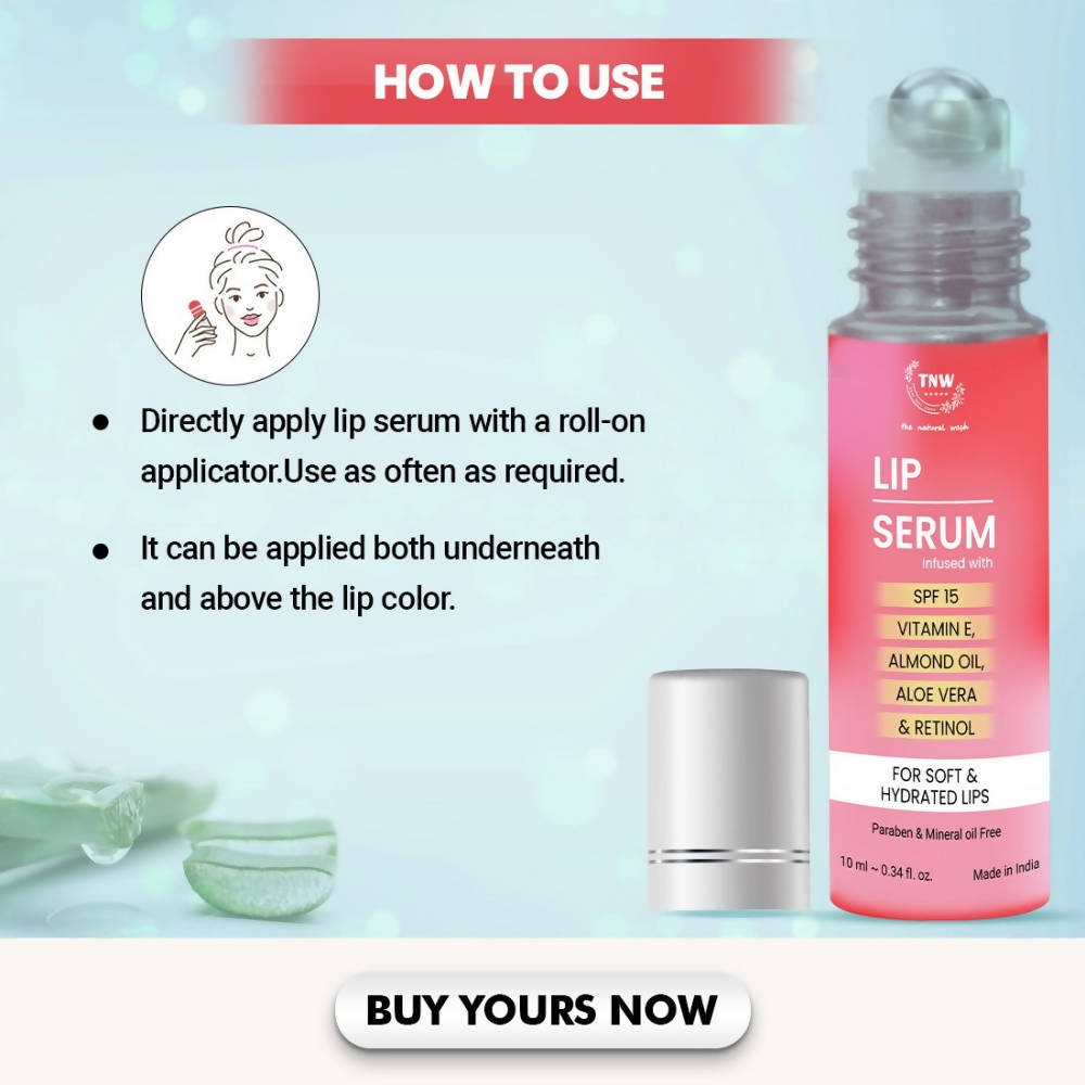 The Natural Wash Lip Serum for Soft & Hydrate Lips - Drmedicart