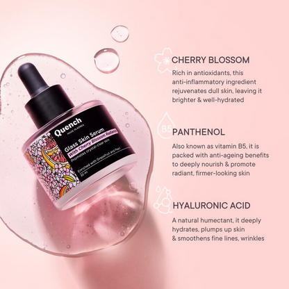 Quench Glass Skin Serum With Cherry Blossom Radiance