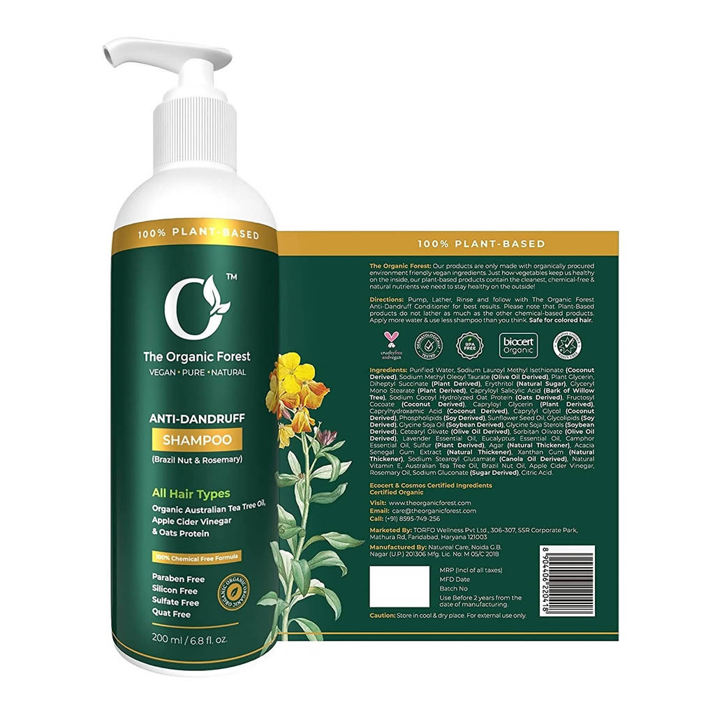 The Organic Forest Anti-Dandruff Shampoo - Drmedicart