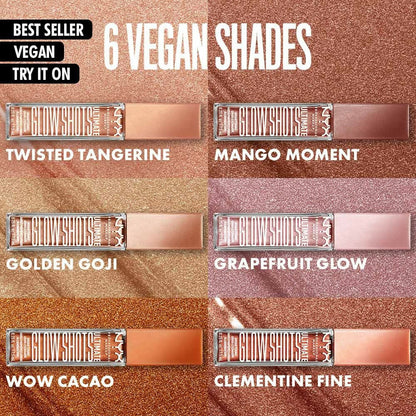 NYX Professional Makeup Ultimate Glow Shots Liquid Eyeshadow - Golden Goji