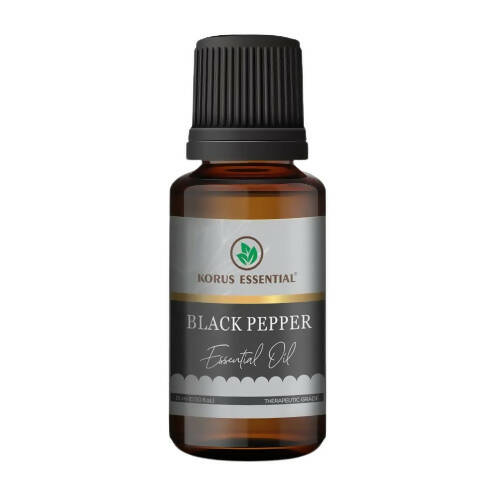 Buy Korus Essential Black Pepper Essential Oil - Therapeutic Grade from DrMediCart, Ship from India to USA