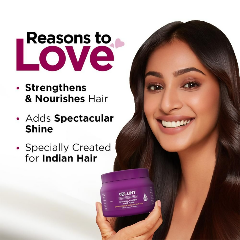BBlunt Hair Fall Control Hair Mask With Pea Protein & Caffeine