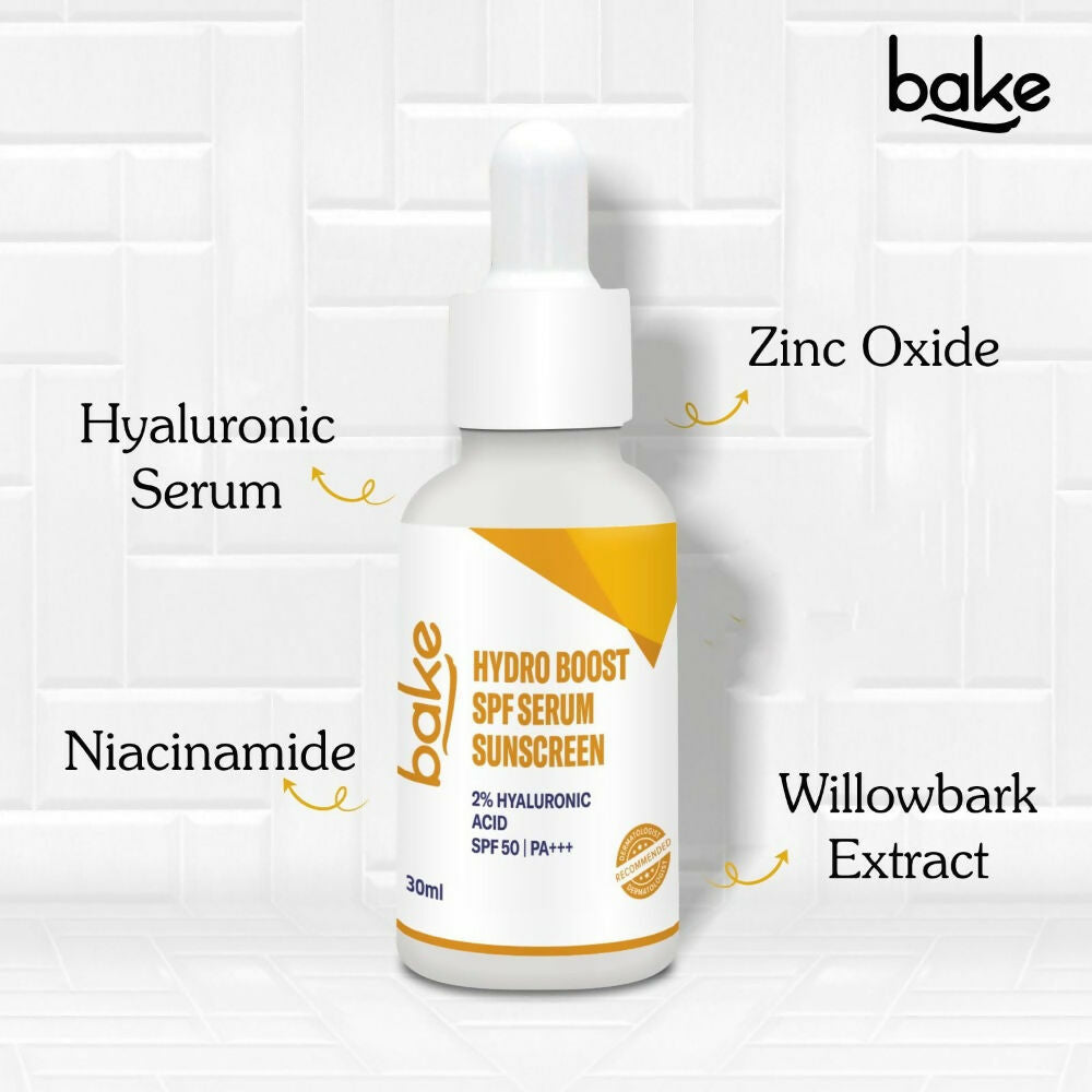 Bake 2% Hyaluronic Acid Hydro Boost Sunscreen Serum Spf 50 Pa+++