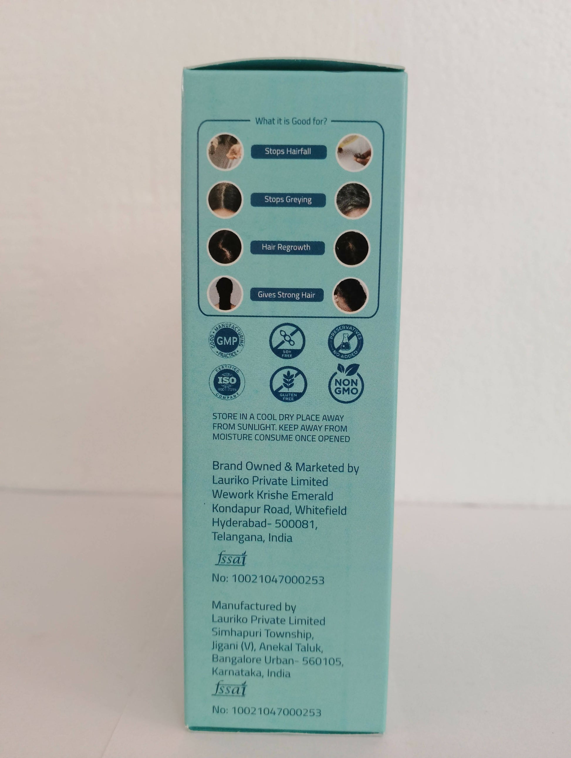 Laurik Skin Care Shots Supplement Powder For Men | Reduce Acne/Pimples, Acne Pore Size -Vanilla - DrMediCart