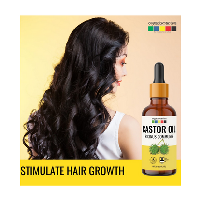 Organix Mantra Castor Body Oil for Hair, Eyebrows & Eyelashes Growth