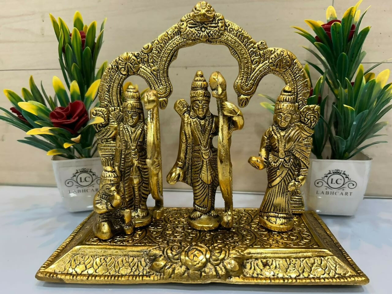 Buy Labhcart Metal Ram Darbar Statue Set