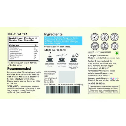 Teacurry Belly Fat Tea Bags - Drmedicart