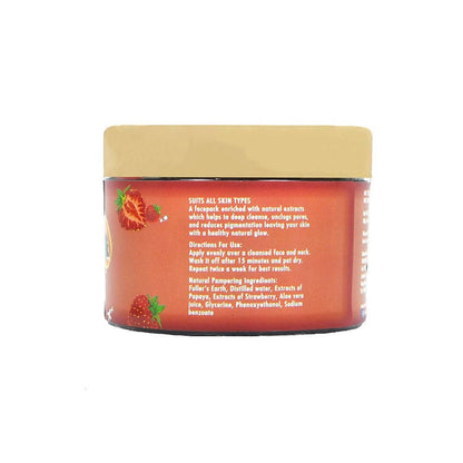Prakriti Herbals Detox and Glow Strawberry Papaya Face Pack