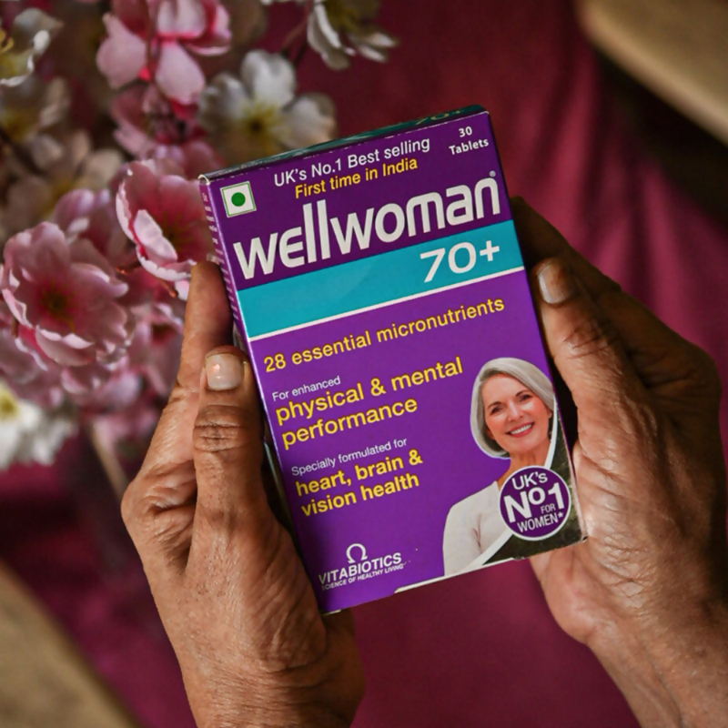Wellwoman 70+ Health Supplements UK's No.1 Vitamin Tablets For Women above 70 (28 Vitamins And Nutrients)