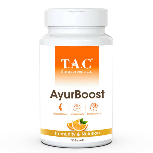 TAC - The Ayurveda Co. AyurBoost Tablets for Stamina and IM for Women & Men