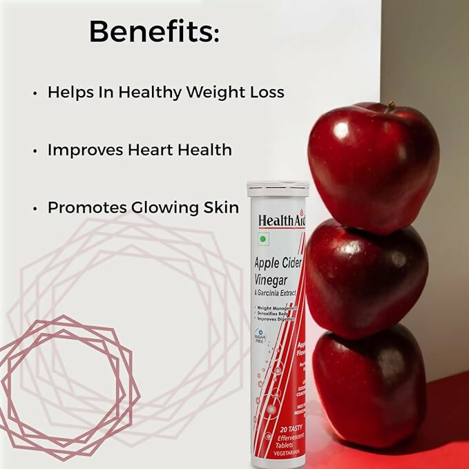 HealthAid Apple Cider Vinegar & Garcinia Extract Effervescent Tablets