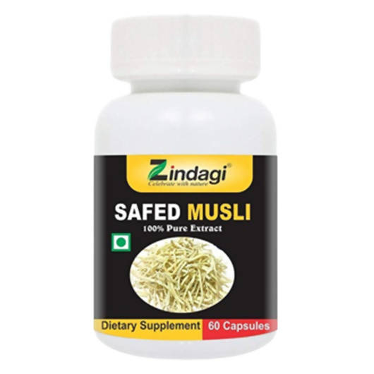 Buy Zindagi Safed Musli Capsules from DrMediCart, Ship from India to USA