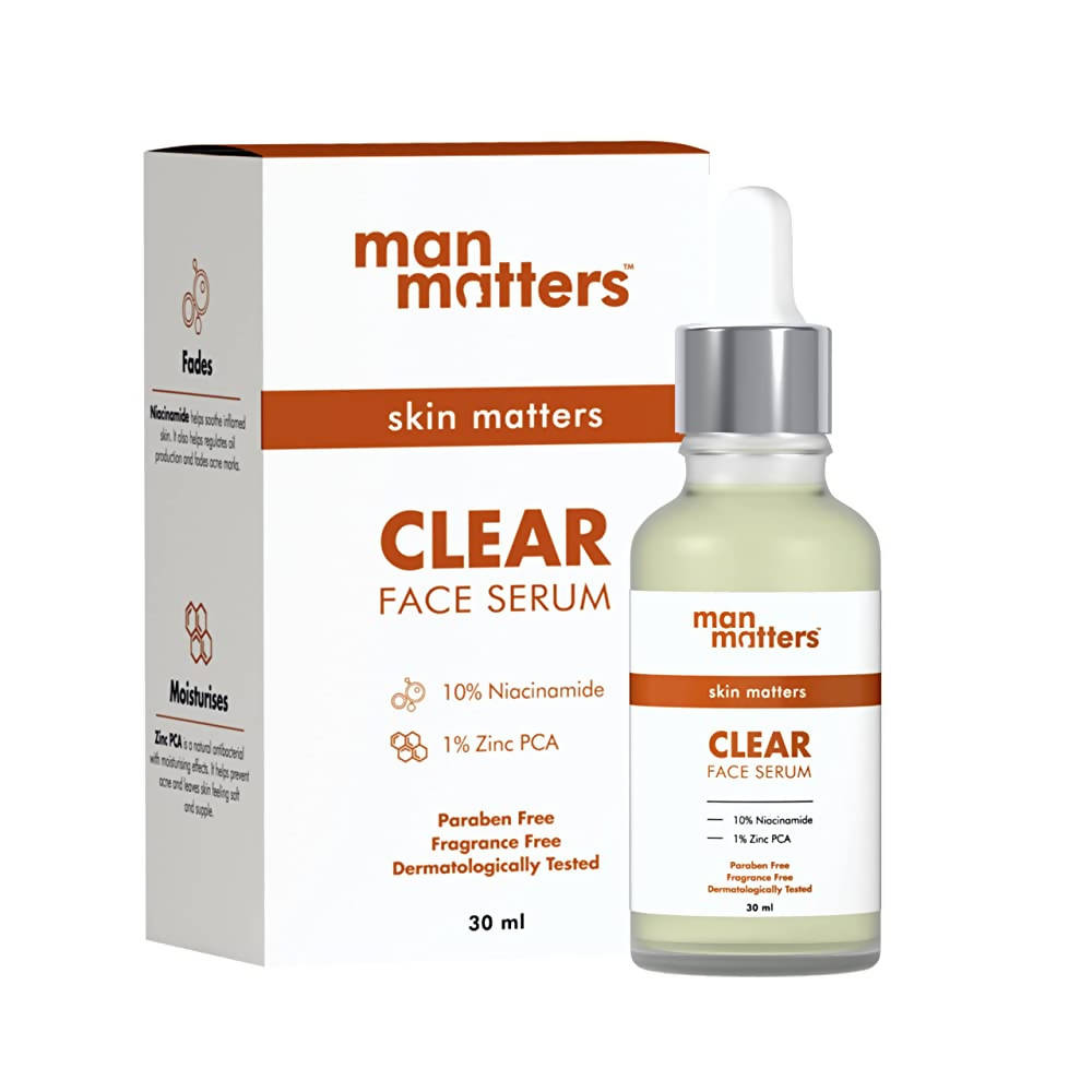 Man Matters Clear Face Serum for Men With Niacinamide & Zinc