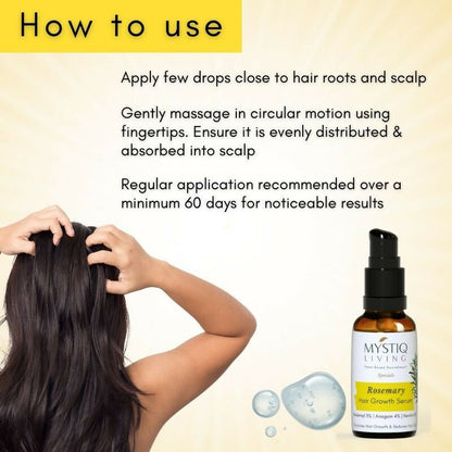 Mystiq Living Rosemary Hair Growth Serum