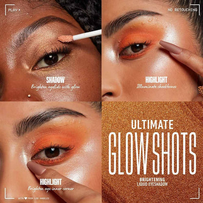 NYX Professional Makeup Ultimate Glow Shots Liquid Eyeshadow  - Clementine Fine