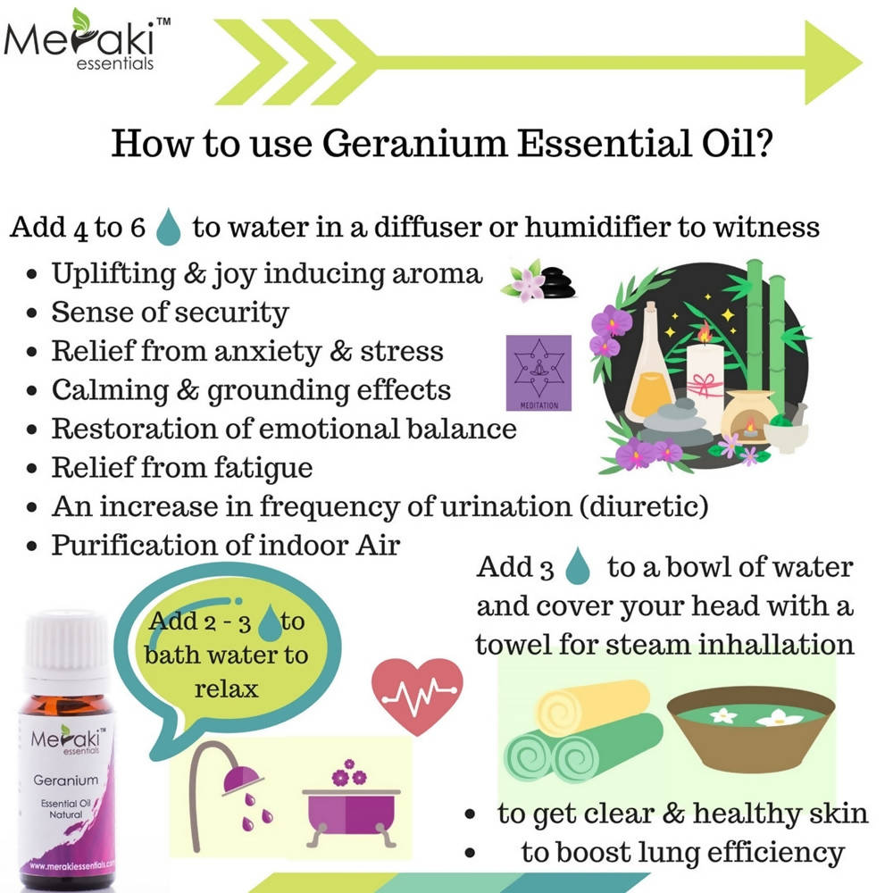 Meraki Essentials Geranium Essential Oil