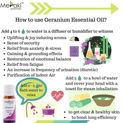 Meraki Essentials Geranium Essential Oil