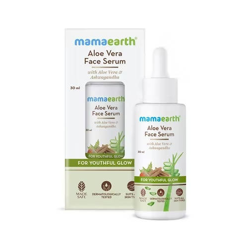 Buy Mamaearth Aloe Vera Face Serum For Youthful Glow from DrMediCart, Ship from India to USA