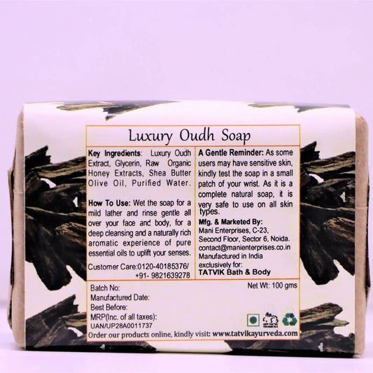 Buy Tatvik Ayurveda Oudh Luxury Handmade Soap from DrMediCart, Ship from India to USA