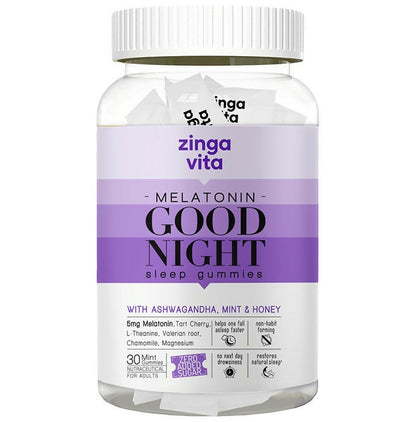 Buy Zingavita sleep support  5mg Good Night Sleep Gummies from DrMediCart, Ship from India to USA