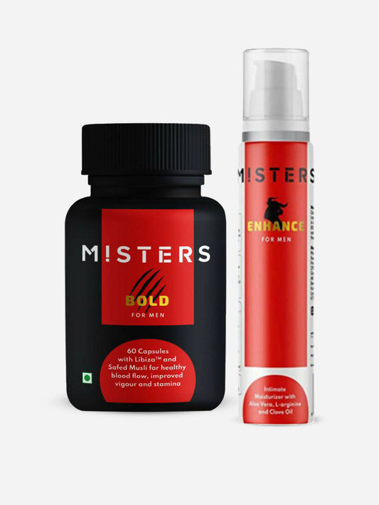 Buy Misters Bold With Libiza & Enhance Intimate Moisturizer Cream Combo from DrMediCart, Ship from India to USA