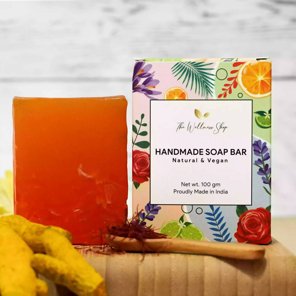 The Wellness Shop Premium Turmeric & Saffron Handmade Soap - Drmedicart