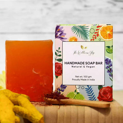 The Wellness Shop Premium Turmeric & Saffron Handmade Soap - Drmedicart