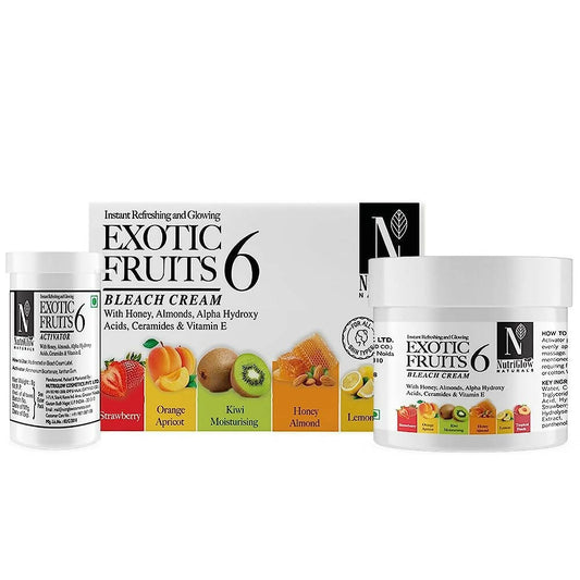 Buy NutriGlow Naturals Exotic Fruit Bleach Cream from DrMediCart, Ship from India to USA