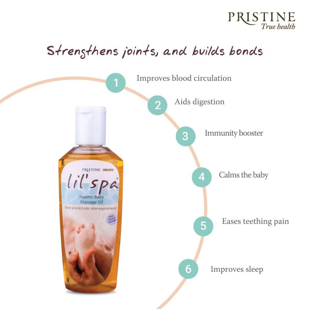 Pristine Lil鈥檚pa Baby Massage Oil
